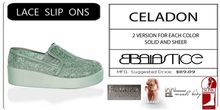 Baiastice_Lace Slip On-Celadon