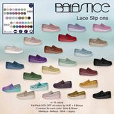 Baiastice_Lace Slip On-All Colors+8 BONUS
