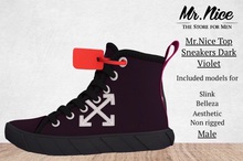 Mr.Nice Top Sneakers Dark Pink