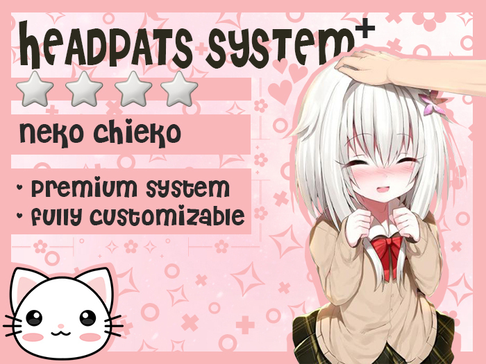 CHIYU! Headpats System Plus - Neko Chieko[BOX - ADD/REZZ]