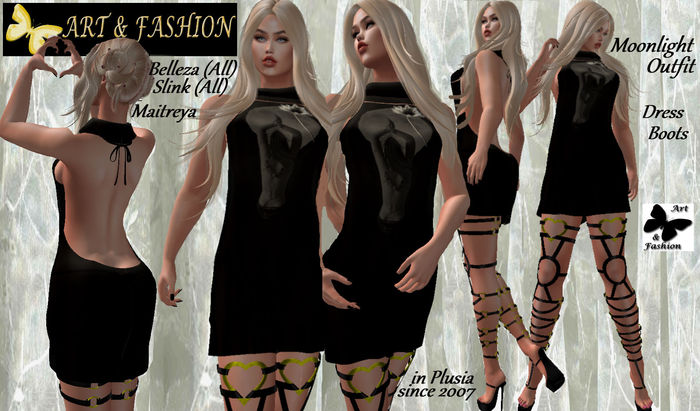 ART & FASHION - MOONLIGHT OUTFIT