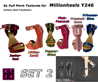 K24T://  6x Full Perm Textures. for Millionheels Y 246 Set 2 +B