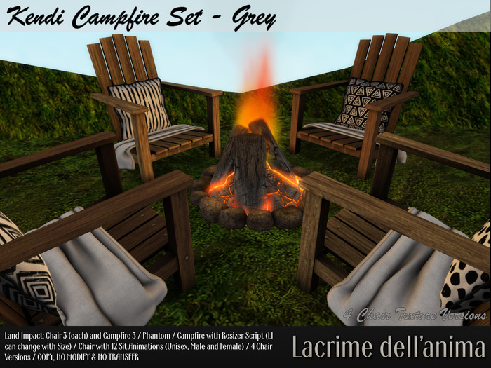 (BOX) Kendi Campfire Set - Grey