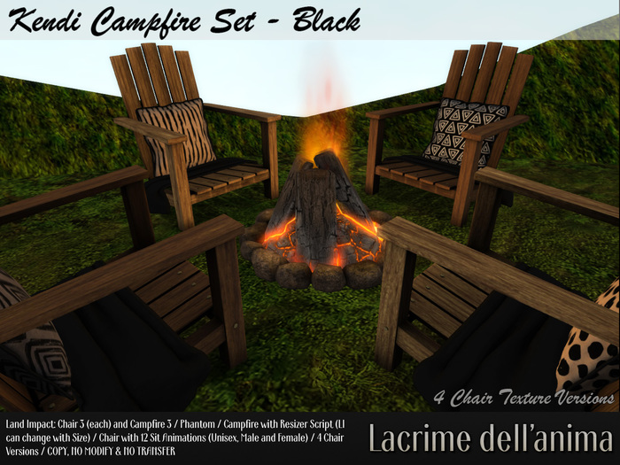 Kendi Campfire Set - Black