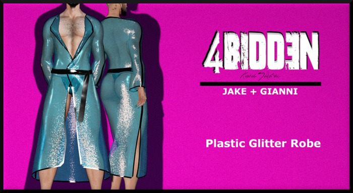 .::4BIDDEN::. Plastic Glitter Robe