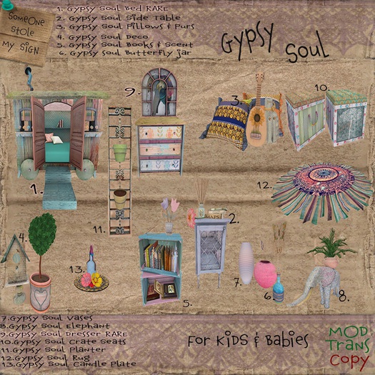 SSMS -13. Gypsy Soul Candled Plate Boxed