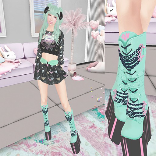 Kei Pop! Minty Platforms (boxed)