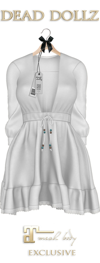 Dead Dollz - Raja Dress - White