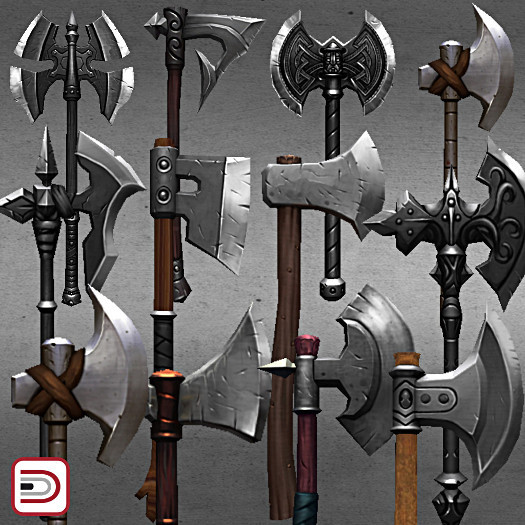 [Danielito] Fantasy Axe Collection Pack