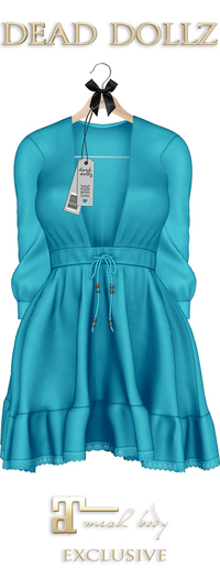 Dead Dollz - Raja Dress - Turquoise