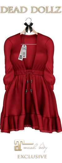 Dead Dollz - Raja Dress - Red