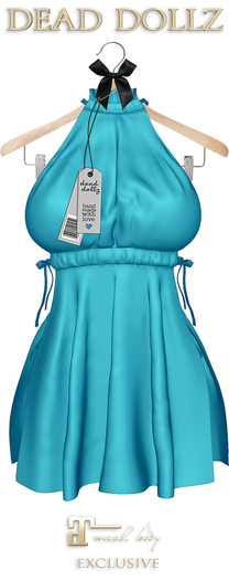 Dead Dollz - Mali Beach Robe - Turquoise