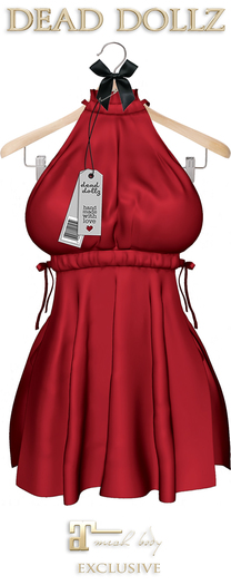 Dead Dollz - Mali Beach Robe - Red