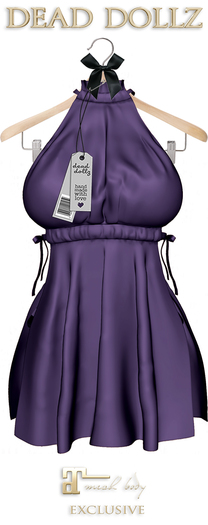 Dead Dollz - Mali Beach Robe - Purple