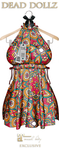 Dead Dollz - Mali Beach Robe - Pattern #5