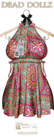 Dead Dollz - Mali Beach Robe - Pattern #6