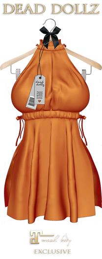 Dead Dollz - Mali Beach Robe - Orange