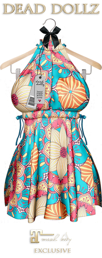 Dead Dollz - Mali Beach Robe - Pattern #1