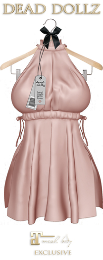 Dead Dollz - Mali Beach Robe - Blush