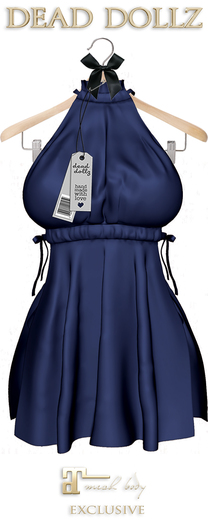 Dead Dollz - Mali Beach Robe - Blue