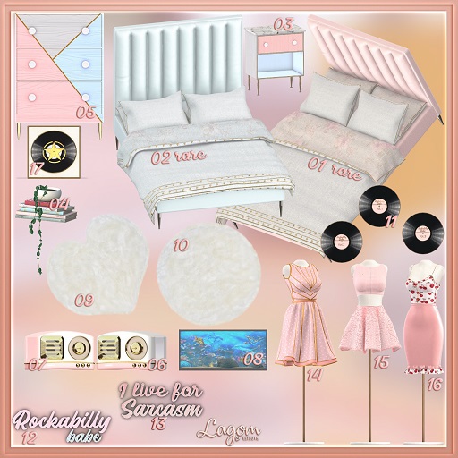 01. Lagom - Rockabilly Babe [ Bed Pink PG ] RARE