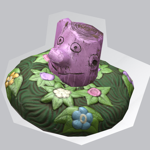RachelBReaker PigStump On a FlowerBEd modCopy