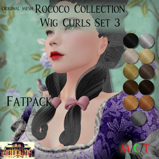 ~CdE~ Rococo Wig Curls Set 3 FATPACK