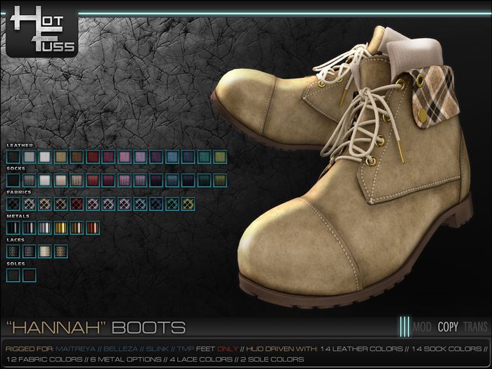 Hot Fuss "Hannah" Boots - DEMO