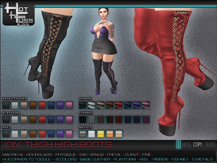 Hot Fuss "Ion" Thigh High Boots