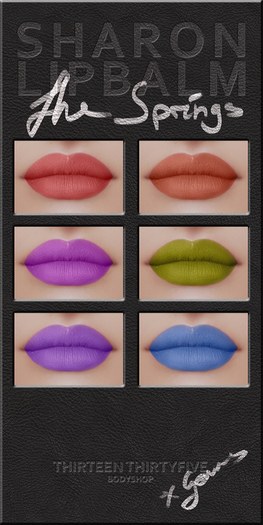 1335 X Genus - Sharon Lipbalm The Springs (Unpacker)