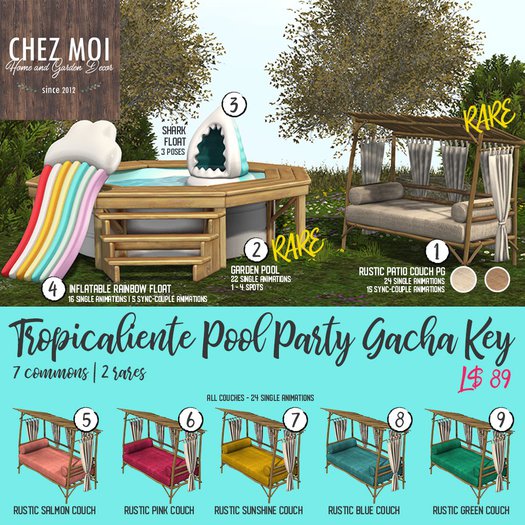 Tropicaliente Garden Pool * CHEZ MOI RARE