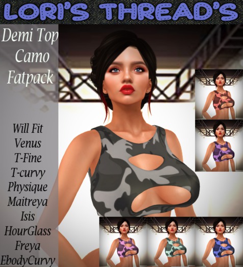 [L.T] Demi Top - Camo FATPACK (REZ ME)