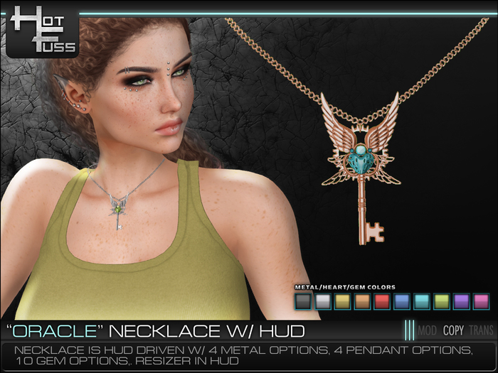 Hot Fuss "Oracle" Necklace w/ HUD  - DEMO