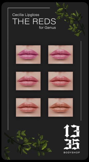 1335 x Genus - Cecilia Lipgloss The Reds (Unpacker)