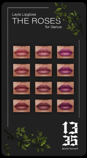 1335 x Genus - Layla Lipgloss The Roses (Unpacker)