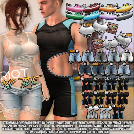 RIOT / Rip Tide - Tiny Tugboat - Yellow