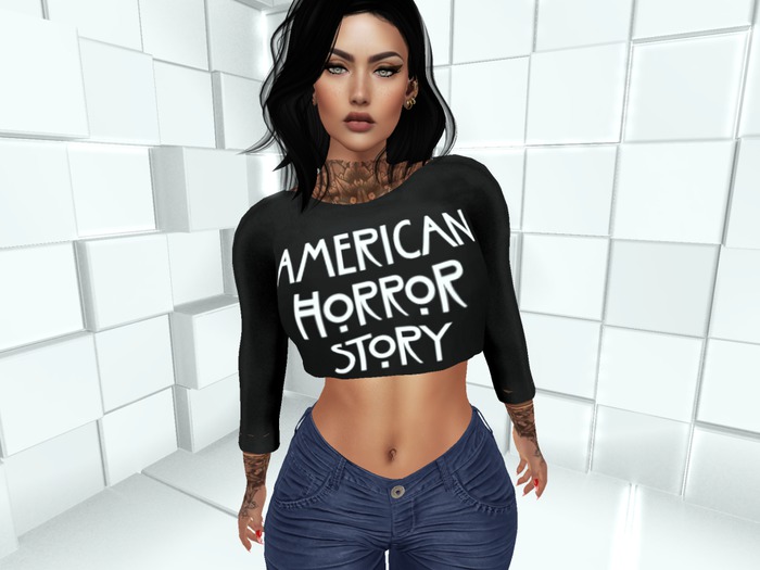 American Horror Story Cropped Tee