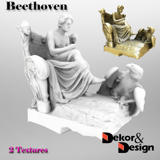 D&D Beethoven (Max Klinger) Statue
