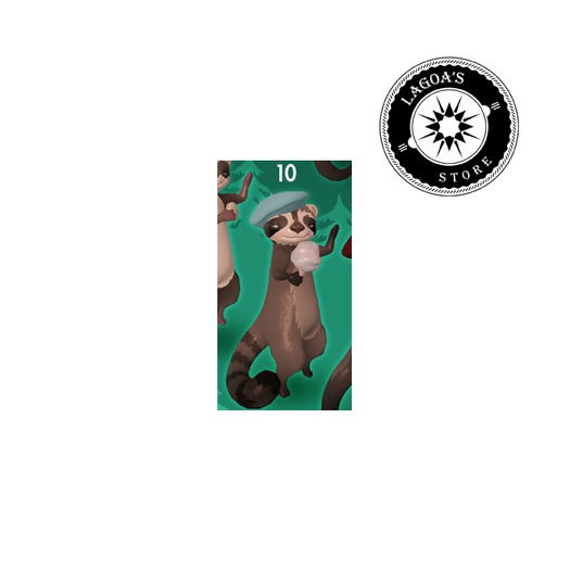 Curious Critters - #10 Ricky the Raccoon Voucher (WEAR!!)