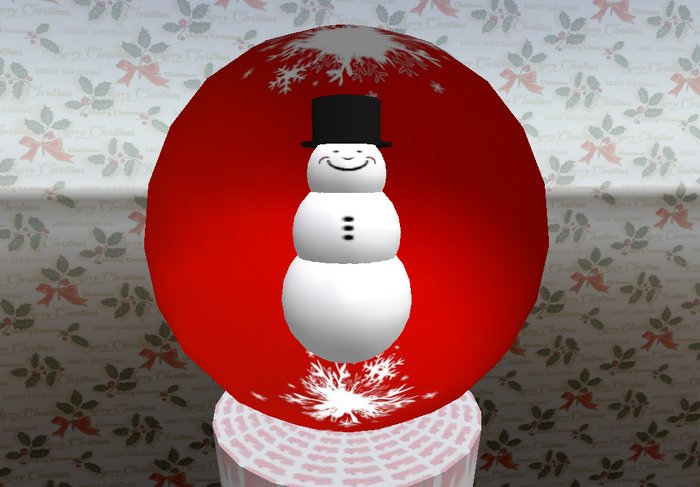 Umbra75 Exclusive - Prim Snowman COLLECTOR Marble