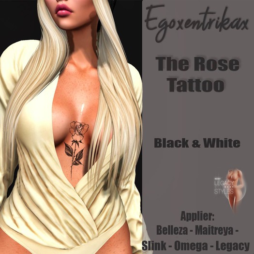 ::EGO - The Rose Tattoo:: Black & White