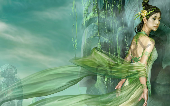 6. Fantasy Girl Picture/Texture