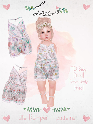 ~Lazo - Ellie Romper - pattern - FATPACK