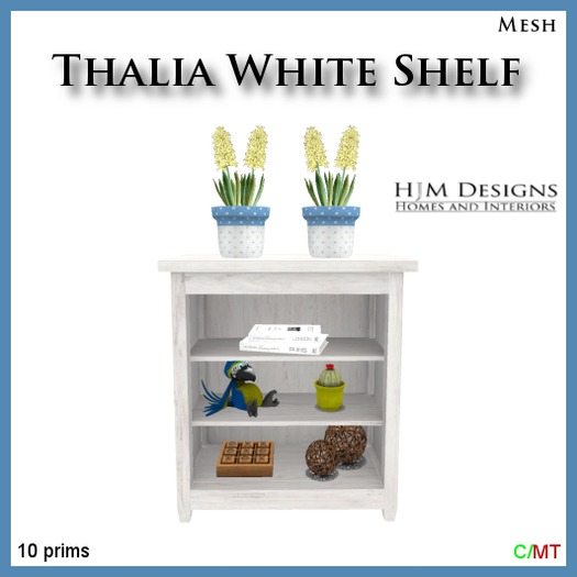 Thalia White Shelf Boxed