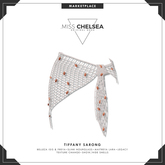 .miss chelsea. Tiffany Sarong White