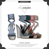 .miss chelsea. Tiffany Wedges Colour Pack 3