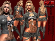**M'LYNN BLACK VERSION ROCKER STYLE COMPLET OUTFIT** (WEAR)