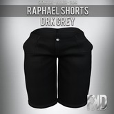 [FKD] RAPHAEL SHORTS DRK GREY