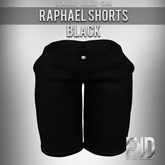 [FʞD] RAPHAEL SHORTS BLACK