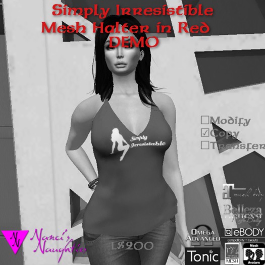 NN Simply Irresistible Halter DEMO - Red